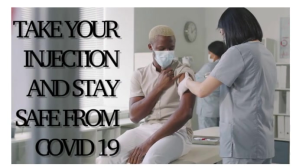 Covid 19 vaccination Tampilan Digital (16:9) template