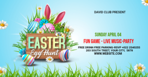 Easter Flyer Template Publicité Facebook
