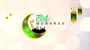 Eid Mubarak social media post Twitter-Beitrag template