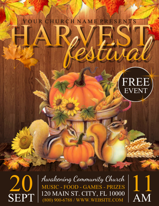 Fall Fest Template | PosterMyWall