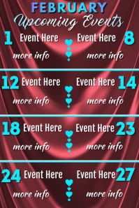 February Events Template | PosterMyWall