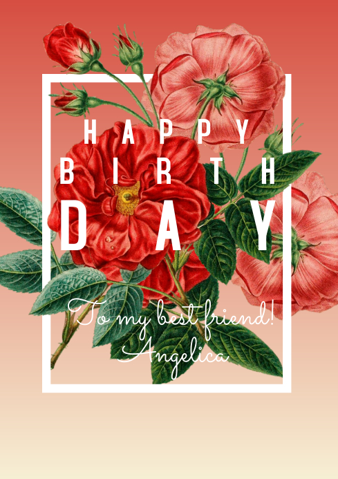 Copy of Copy of flyer template happy birthday | PosterMyWall