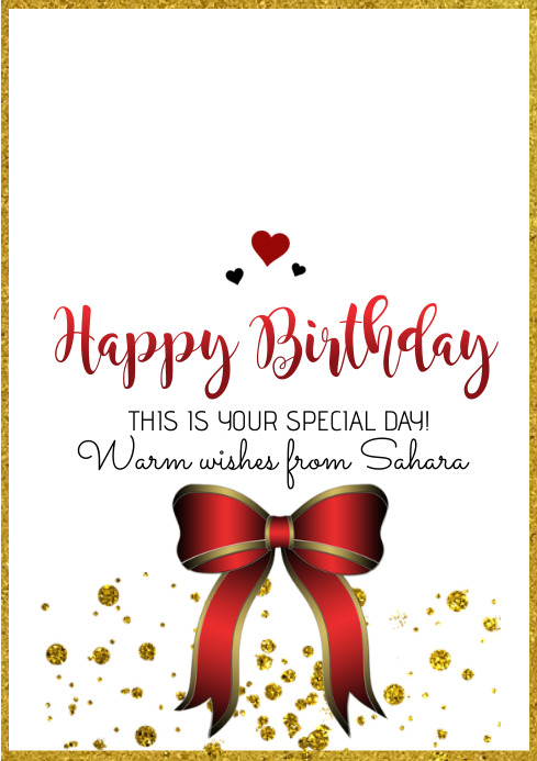 Copy of Copy of flyer template happy birthday | PosterMyWall