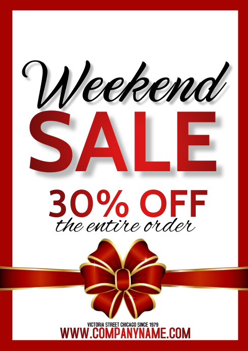 flyer template weekend sale | PosterMyWall