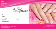 Gift Certificate Facebook Shared Image template