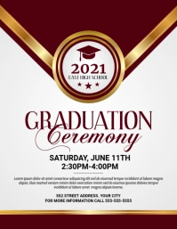 Graduation Ceremony Volante (Carta US) template