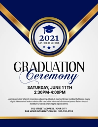 Graduation Ceremony Flyer (US Letter) template