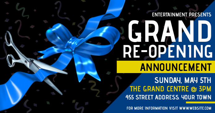 GRAND REOPENING Template | PosterMyWall