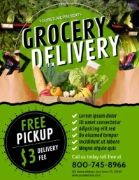 GROCERY DELIVERY Flyer (US Letter) template