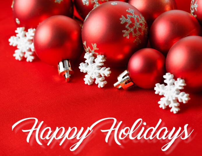 Happy holidays Template PosterMyWall