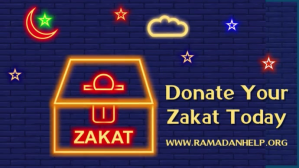 Zakat al Fitr Donation Video Template Ekran reklamowy (16:9)