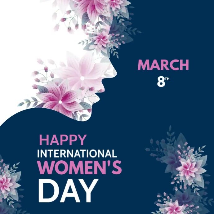 international women's Day template