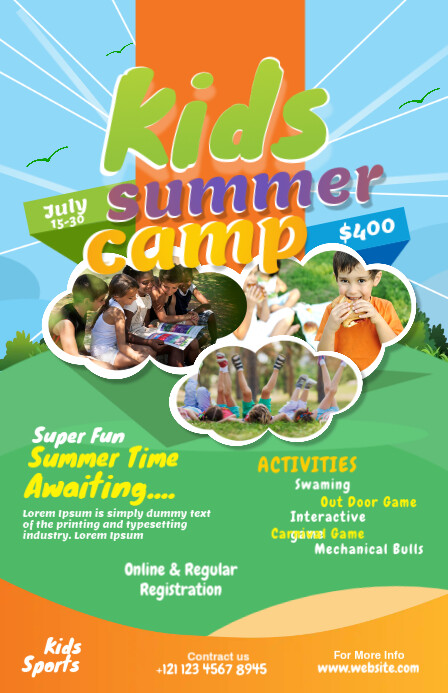 Top 87 Imagen Background Summer Camp Flyer Template Thpthoanghoatham  top-87-imagen-background-summer-camp-flyer-template-thpthoanghoatham