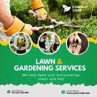 Lawn and Landscaping Square (1:1) template