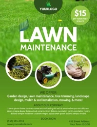 Lawn Service Flyer (Letter pang-US) template