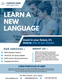 Why Learn A Language Poster.pdf Language Learning Posters Template | PosterMyWall