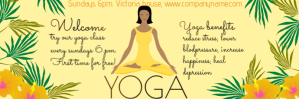 Mail header yoga template