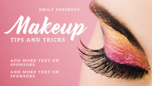 makeup Blog overskrift template