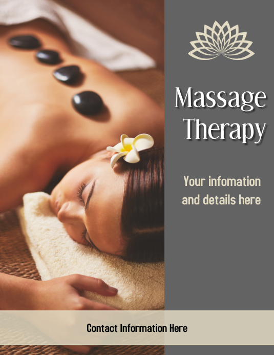 Massage Therapy Flyer.2 Template PosterMyWall