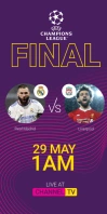 Match schedule Template Roll Up Banner 3' × 6'