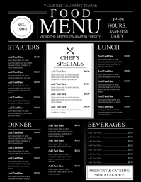 MENU Template | PosterMyWall