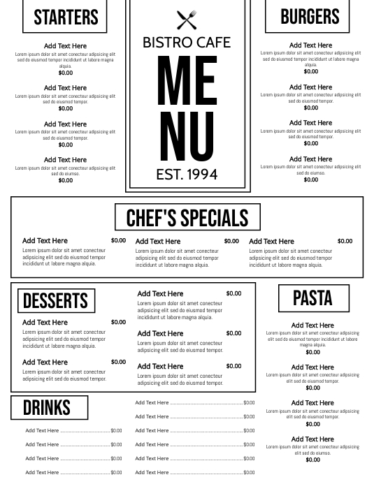 Point Copy Menu Copy of Copy of MENU | PosterMyWall