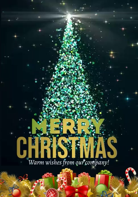 MERRY CHRISTMAS Template PosterMyWall