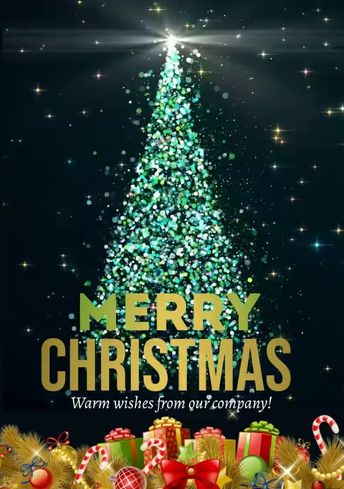 MERRY CHRISTMAS Template PosterMyWall