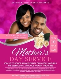 Mothers Day Pamflet (Letter AS) template