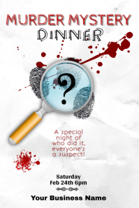 560 Murder Mystery Customizable Design Templates Postermywall