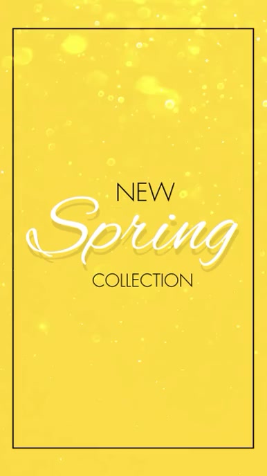 New Spring Collection Sign New Spring Collection Vertical Video Template | PosterMyWall