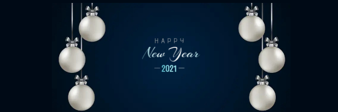 New year wishes mail header Template | PosterMyWall
