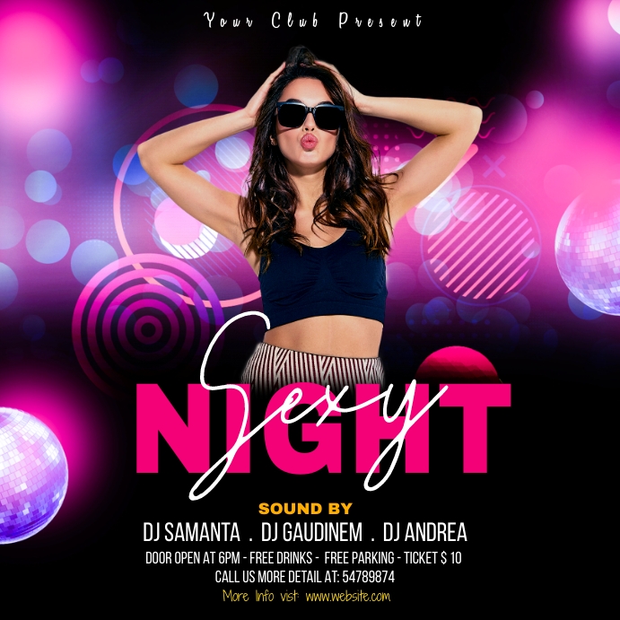Night Club Flyer Template Postermywall Night Club Flyer Template Postermywall