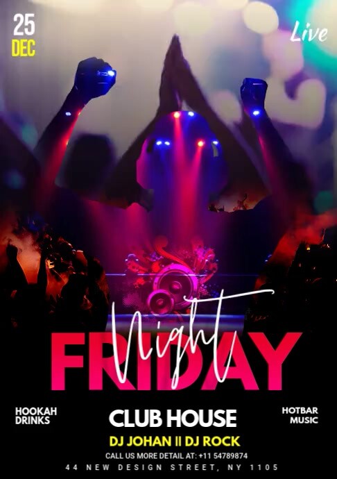 Night Club Flyer Template Postermywall Night Club Flyer Template Postermywall