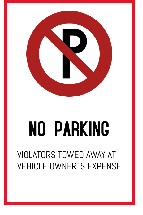 NO PARKING Template PosterMyWall