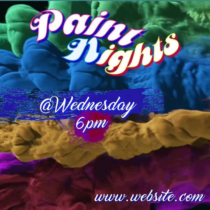 Paint Nights Poster Template PosterMyWall