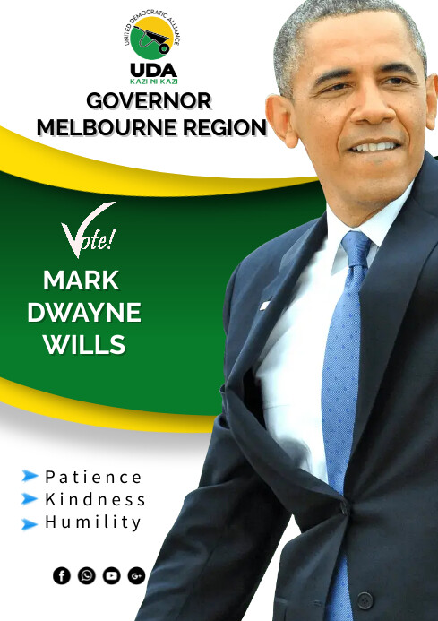 POLITICAL POSTER Template | PosterMyWall