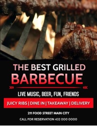 POSTER Рекламная листовка (US Letter) template