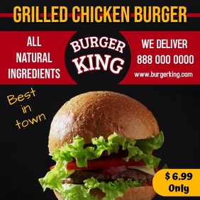 650 Chicken Burger Customizable Design Templates Postermywall
