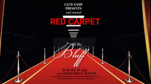 RED CARPET EVENT VIDEO AD TEMPLATE Digital na Display (16:9)