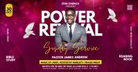 Revival Worship Church Flyer Facebook Ad template