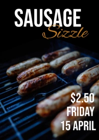 Sausage grill A4 template