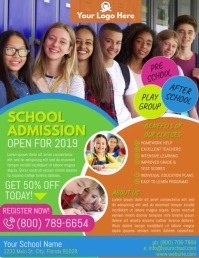 School Flyer (US-Letter) template