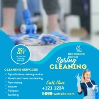 spring cleaning services template Instagram 帖子