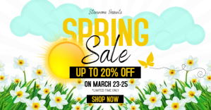 SPRING Изображение, которым поделились на Facebook template