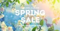 Promotion Spring Sale Store Online Shop Flower Facebook Shared Image template