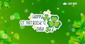 St. Patrick's Day Wishes Template 202 ภาพที่แชร์บน Facebook