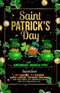 ST.PATRICKS DAY PARTY Halv side bred template
