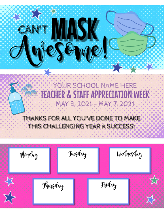 Teacher Appreciation Week 2021 Template PosterMyWall