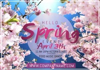 Welcome Spring Event SPRING EVENT POSTER Template | PosterMyWall